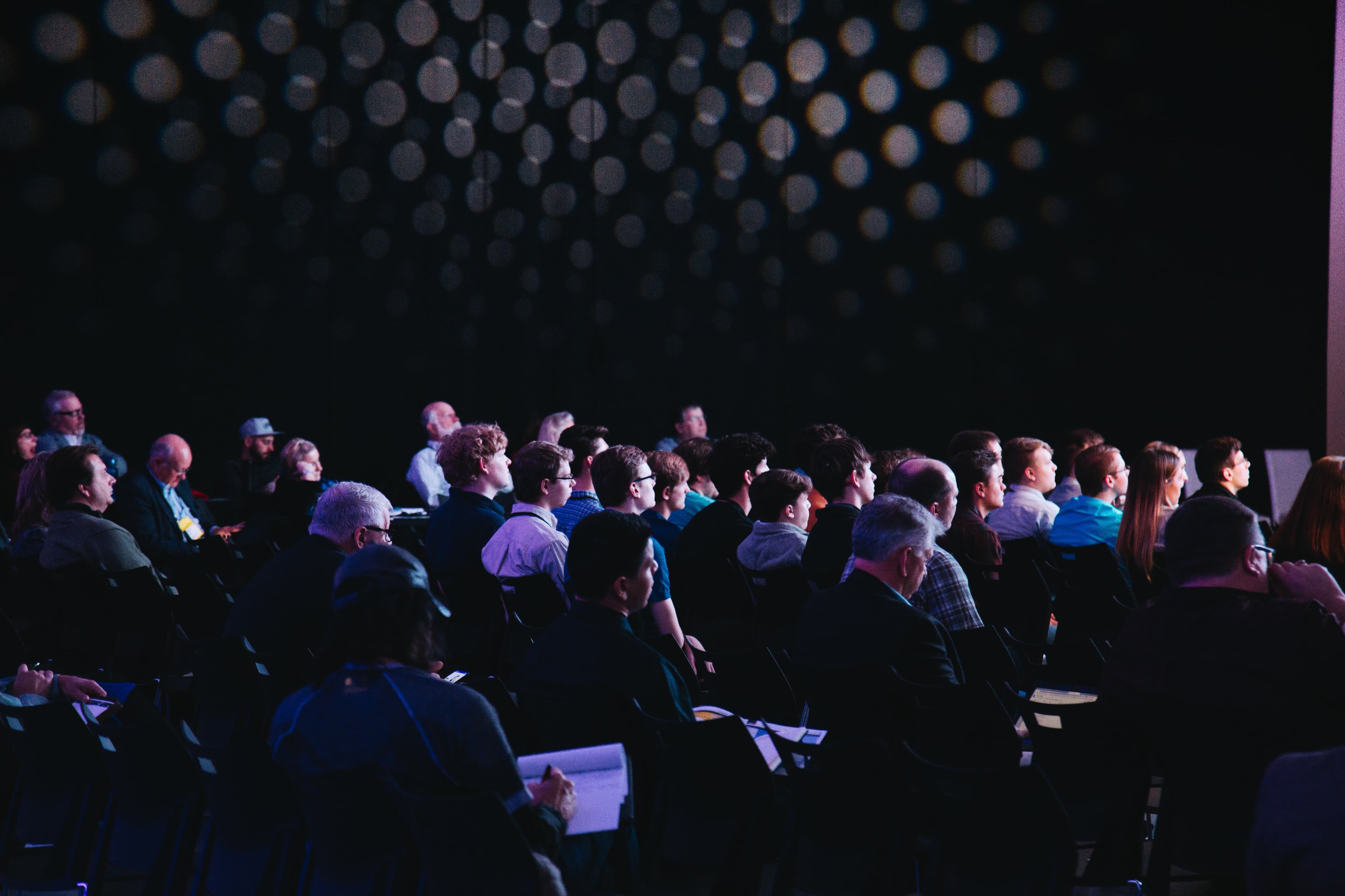 crowd at conference